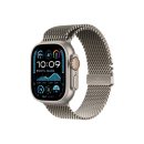   Apple Watch Ultra 2 v2 Cellular 49mm Natural Titanium Case with Natural Titanium Milanese Loop L