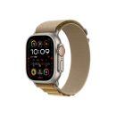   Apple Watch Ultra 2 v2 Cellular 49mm Natural Titanium Case with Tan Alpine Loop M