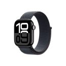   Apple Watch S10 Cellular 42mm Jet Black Alu Case with Ink Sport Loop