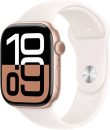   Apple Watch S10 Cellular 42mm Rose Gold Alu Case with Light Blush Sport Band M/L