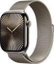   Apple Watch S10 Cellular 46mm Natural Titanium Case with Natural Milanese Loop S/M