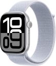   Apple Watch S10 Cellular 46mm Silver Alu Case with Blue Cloud Sport Loop