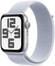   Apple Watch SE2 v3 GPS 44mm Silver Alu Case with Blue Cloud Sport Loop
