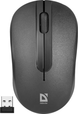 Defender RF Hit MM-495 Wireless Mouse Black