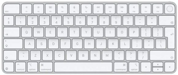 Apple Magic Keyboard (2024) Touch ID Bluetooth Keyboard White US