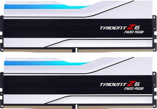 G.SKILL 32GB DDR5 6000MHz Kit(2x16GB) Trident Z5 Neo RGB White