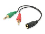 EQuip Audio Split Cable Black
