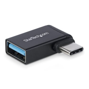 Startech USB-C to USB-A Adapter Right-Angled Black