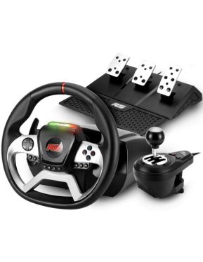 Spirit Of Gamer Race Wheel Force 1080RS USB Kormány Black/Silver Spirit Of Gamer Race Wheel Force 1080RS USB Kormány Black/Silver