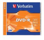  Verbatim DVD-R 4,7Gb 16x Normál tok 1db/csomag (1-es címke)