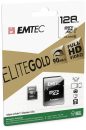   Emtec 128GB microSDXC Elite Gold Class 10 UHS-I U1 + adapterrel