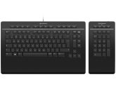   3D Connexion Wireless Bluetooth Keyboard Pro with Numpad Black US
