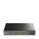   Cudy GS1018PS2 16-GbE PoE Switch with 2 Uplink GbE and 2 Uplink SFP