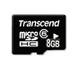 Transcend 8GB microSDHC Class10 + adapterrel