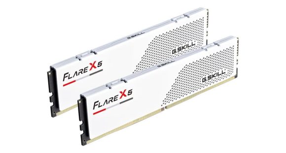 G.SKILL 64GB DDR5 6000MHz Kit(2x32GB) Flare X5 White