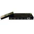 TECHLY  5 IN 1 OUT HDMI Switch with Remote Control