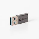 Platinet USB-A to USB-C Gen 1 Media Adapter Grey