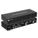   TECHLY  IDATA DP-KVM2 2-Port DisplayPort1.2 Dual-Monitor KVM Switch