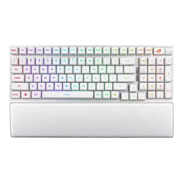 Asus ROG Strix Scope II 96 RX Gaming Wireless Keyboard White UK