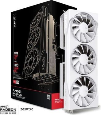 XFX RX9070 XT 16GB GDDR6 Swift Gaming White