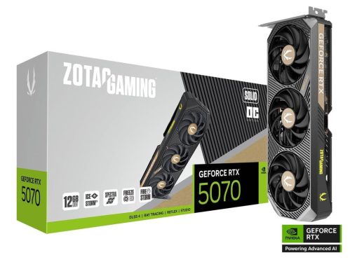 Zotac GeForce RTX5070 12GB GDDR7 Gaming Solid OC