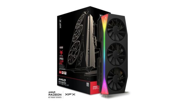 XFX RX9070 XT 16GB GDDR6 Mercury Gaming Edition with RGB OC