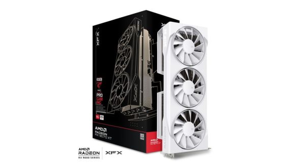 XFX RX9070 16GB DDR6 Swift Triple Fan Gaming Edition White