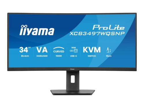 iiyama 34" ProLite XCB3497WQSNP-B1 LED Curved