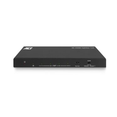 ACT AC7832 4K HDMI Splitter 1 in 4 out EDID support Black