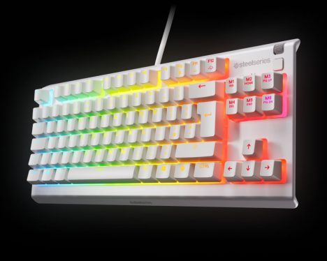 Steelseries Apex 3 TKL Gaming Keyboard White UK
