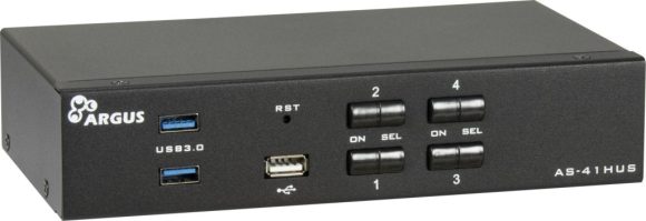 Inter-Tech IPC KVM Switch AC-41HUS HDMI 4K@60Hz