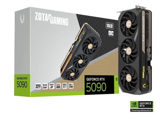 Zotac GeForce RTX5090 32GB DDR7 Solid OC