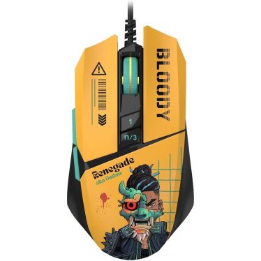 A4-Tech Bloody W63 Max Renegade Sunset RGB Gaming mouse Orange A4-Tech Bloody W63 Max Renegade Sunset RGB Gaming mouse Orange