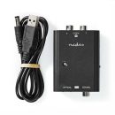 Nedis Analóg digitális audio konverter Black