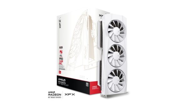XFX RX9070 XT 16GB DDR6 Quicksilver Gaming White