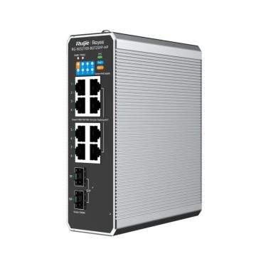 Reyee RG-NIS2100-8GT2SFP-HP 10-Port Cloud Managed Industrial Switch