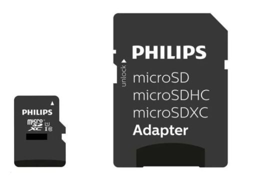 Philips 512GB microSDXC Class10 UHS-I U3 + adapterrel