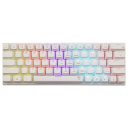   White Shark Wakizashi 2 Red Switches Gaming Keyboard White US