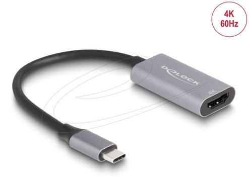 DeLock Adapter USB Type-C™ male to HDMI female 4K Black