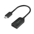   Logilink USB Type-C adapter C/M to HDMI-A/F 4K/30 Hz 0,15m Black