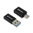 Sharkoon OfficePal USB-C Adapters Black