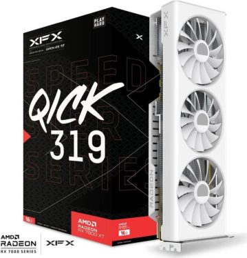 XFX RX7800 XT 16GB DDR6 Quick 319 Core Edition White