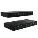   I-TEC USB-C KVM Dock PRO for Three Hosts Dual Video, with 2x Power Delivery max 92W