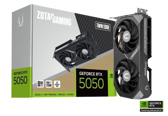 Zotac GeForce RTX5050 8GB DDR6 Twin Edge
