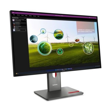 Lenovo 27" P27Q-40 IPS LED +MC60 Monitor Webcam
