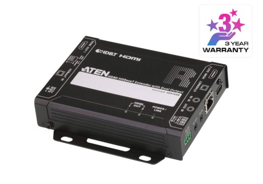 ATEN VE814AR HDMI HDBaseT Receiver with Dual Output (4K@100m) (HDBaseT Class A)