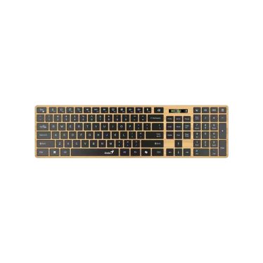 Genius SlimStar 7250BT Copilot Wireless Bluetooth Business Keyboard Pine Wood HU