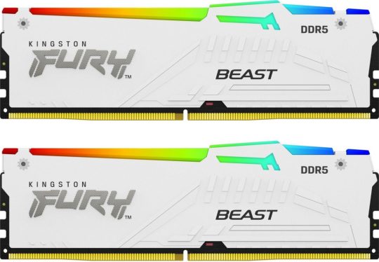 Kingston 64GB DDR5 5200MHz Kit(2x32GB) Fury Beast White