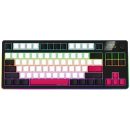   LORGAR KBP70TKLW Wireless Bluetooth Mechanical Gaming Keyboard Black/Red US