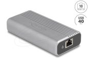   DeLock USB 40 Gbps USB Type-C Network Adapter 10 Gigabit LAN 1xRJ45